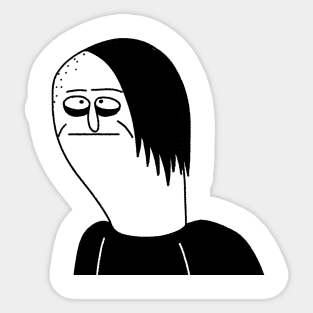 Goth Man Sticker